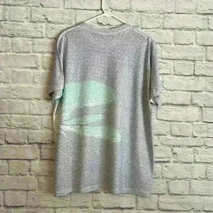 Litographs Men's/Unisex T-Shirt Metamorphosis Gray/mint green size L